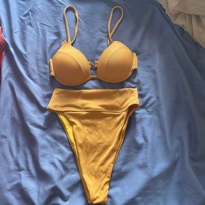 MATTE COLLECTION - Super high waisted bikini swim set